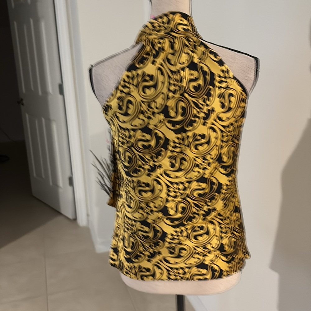 HOST PICK NWOT INC silk shirt sz 4 petite 100% silk 521 - Picture 4 of 5